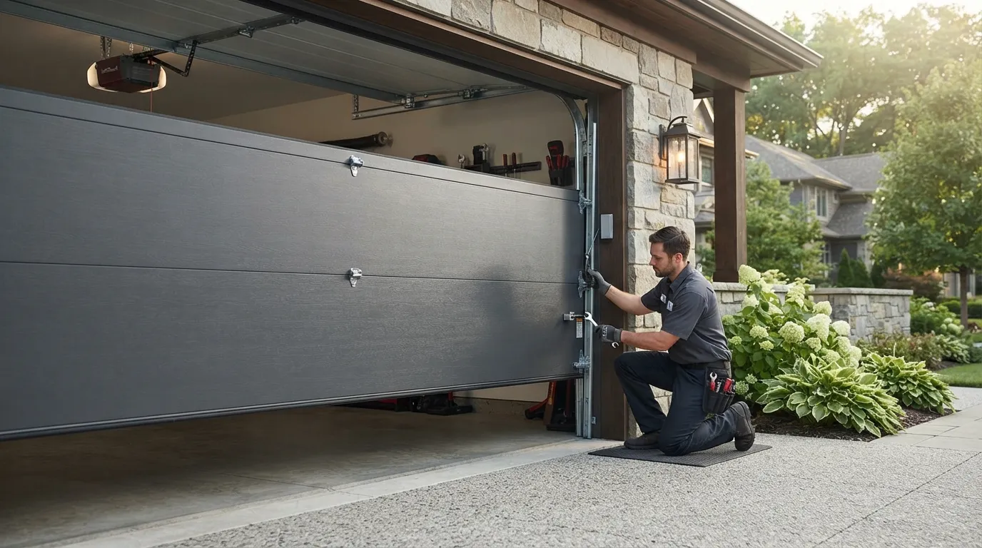 Off-Track Door Repair for Red Chute Homes in Shreveport