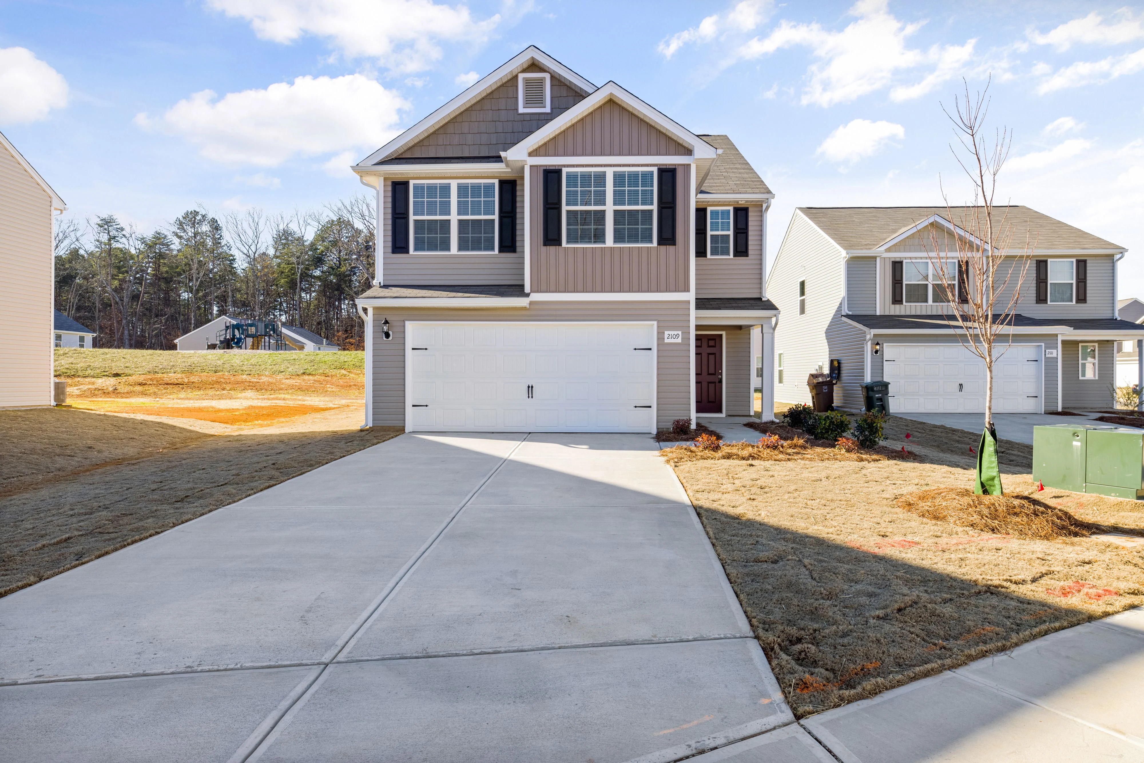 Residential garage door in Jenkins Subdiv. and Pinecroft Subdiv.